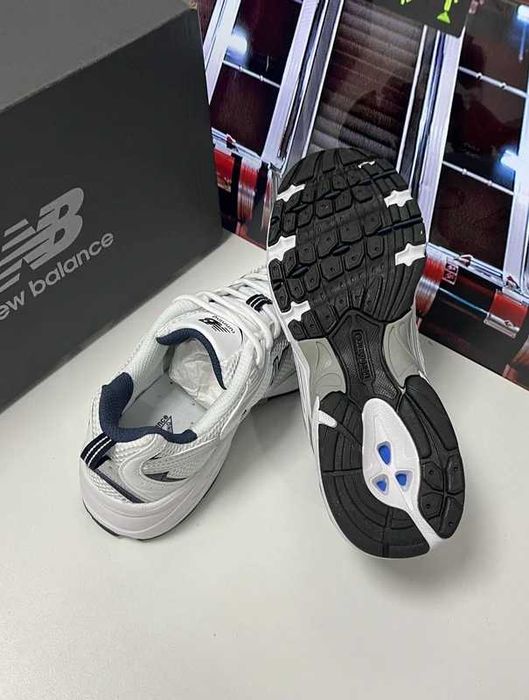 New Balance 530 White Silver Navy R.39