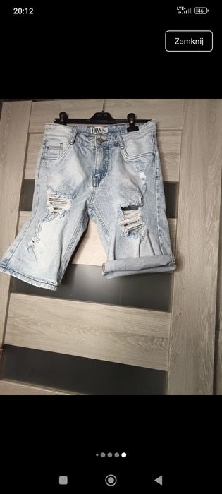 Spodenki męskie jeans