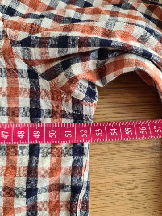 Koszula w kratę męska RESPECT PAWO 40 slim fit