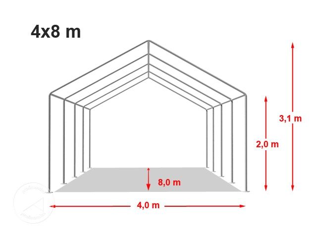 Wynajmę wypożyczę namiot plenerowy imprezowy 4mx8m