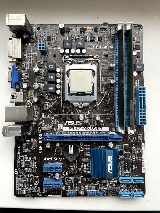 Комплект пк (материнська плата, процесор, озу)