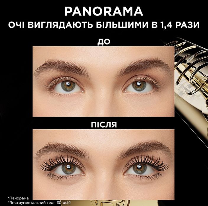 Туш для вій L’Oreal Paris Panorama чорна