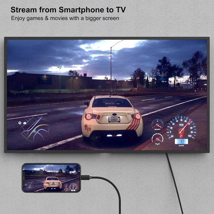 Kabel USB C na DisplayPort 1,8 m BENFEI  ( 8K przy 60 Hz 4K przy 144 Hz )