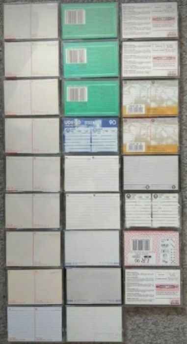 Zestaw 26 kaset magnetofonowych TDK Maxell FUJI