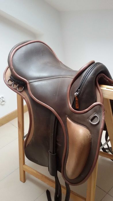 Siodło bezterlicowe Barefoot Barrydale brązowe i osprzęt