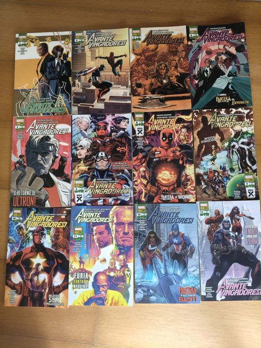 Avante Vingadores (1-13) coleção actual Panini