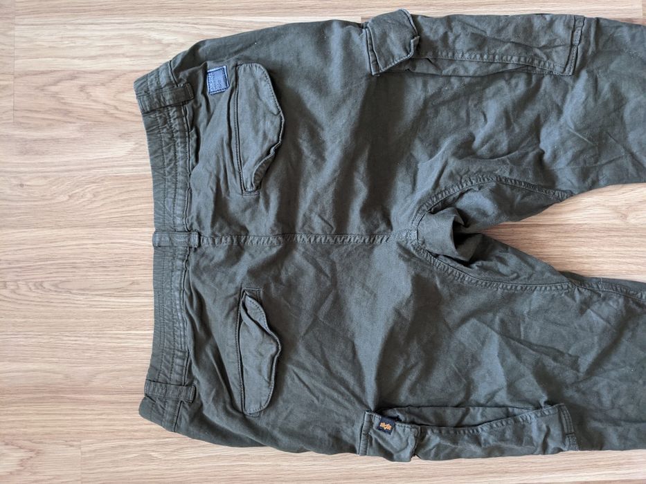 Повседневные милитари штаны alpha industries airman cargo