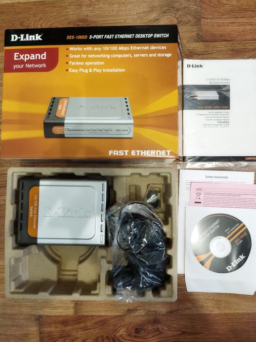 Комутатор D-Link DES-1005D