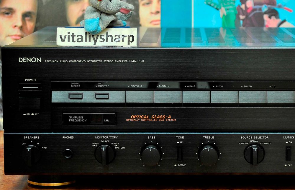 Топовый DENON PMA-1520 (693) цап 120/200вт 14 кг Япония