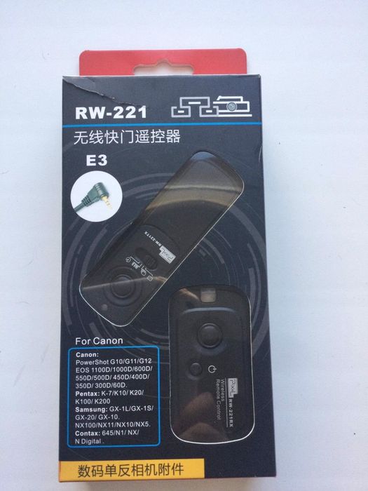 Беспроводной пульт для фотоаппарата Pixel Oppilas RW-221 / E3