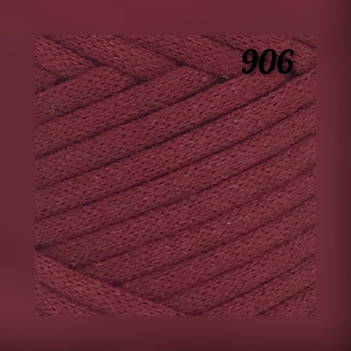 Бавовняний шнур Cotton Filled Maccaroni з сердцевиною 3 мм