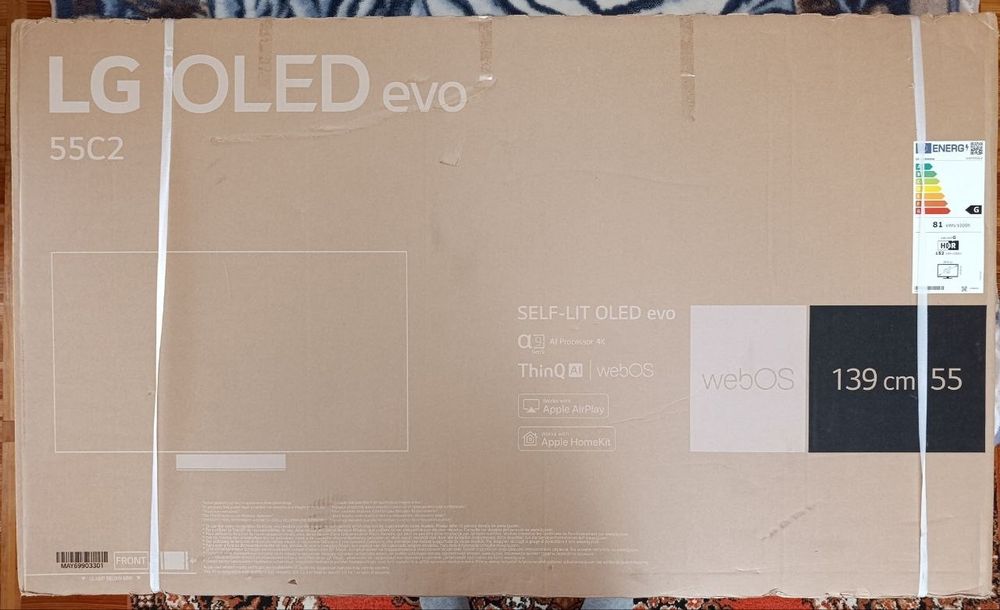 Продам телевізор LG OLED55C22LB, 55", OLED