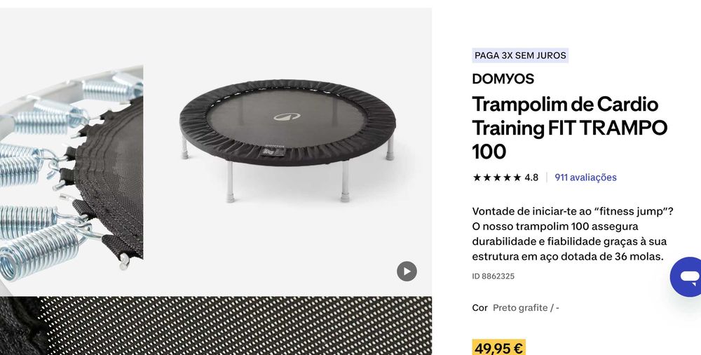 Trampolim Decathlon