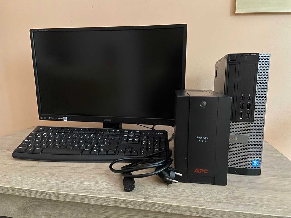 Obniżka ceny!! Zestaw komputerowy DellOptiplex 9020 i5 24cale RAM 8GB