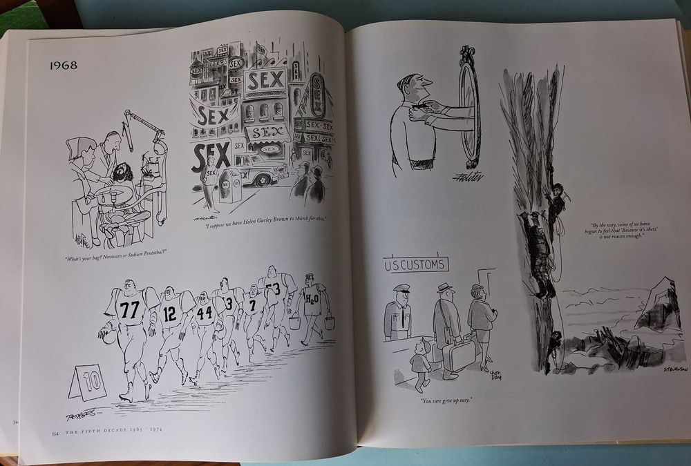 The Complete Cartoons of The New Yorker - livro de luxo com 670 páginas.