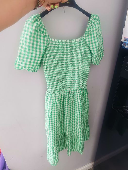 Lindex r158 sukienka w krateczke
