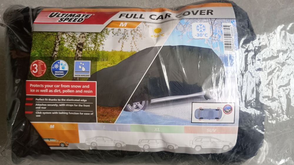 Nowy pokrowiec na samochód rozmiar M