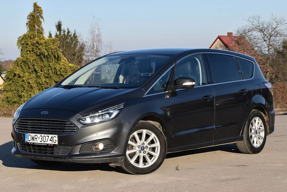 Ford S-Max ACC/LEDMatrix/FoteleIElektrMasażeGrzaneWentPam/Skóry/Klimatr/ParkAssi!
