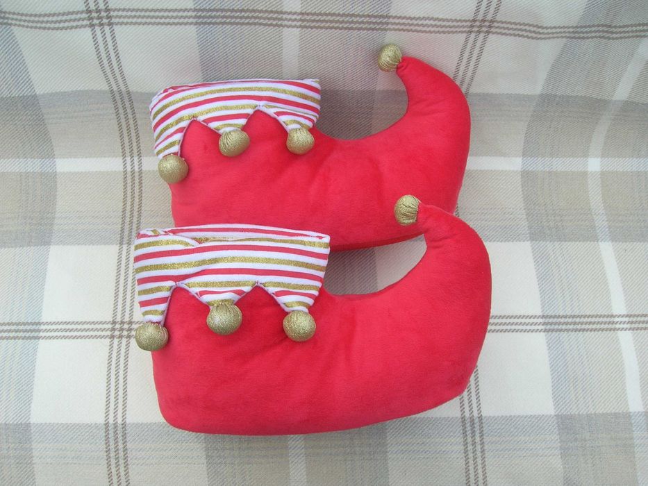 Домашні капці скоморох-клоун-гном-ельф Розмір L Підошва 27см