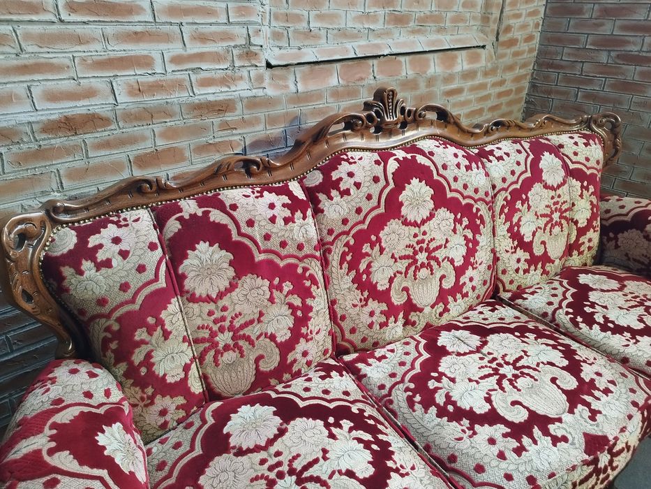 piękna sofa Barok 3 osobowa Antyk Vintage