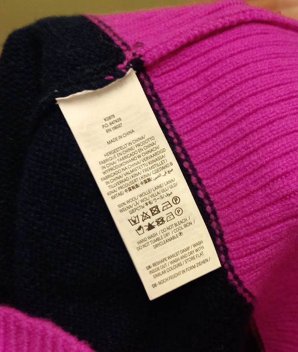 Джемпер вовна Boden S, XS синій