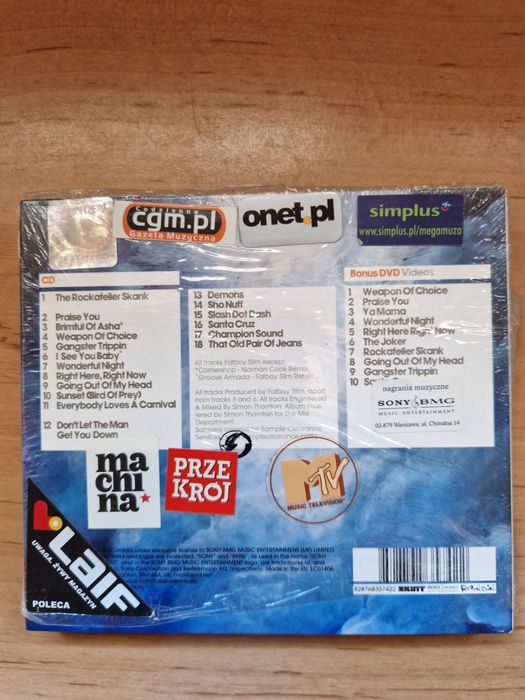 plyta cd oraz dvd fatboy slimthe greatest hits