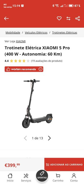 Trotinete xiaomi 5 pro