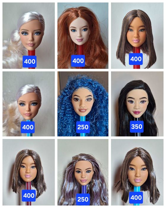 Голова Барбі, Кен, Дефа Люсі, Defa, Barbie для гібридизації, всі нові