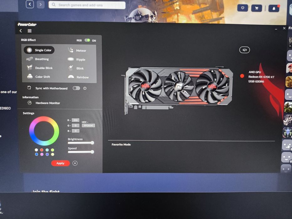 RX 6700 XT Red Devil 12Gb