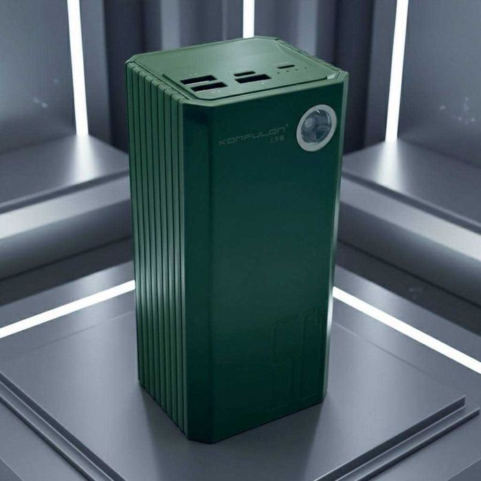 Потужний повербанк Konfulon 50000 mAh з LED дисплеєм та ліхтариком