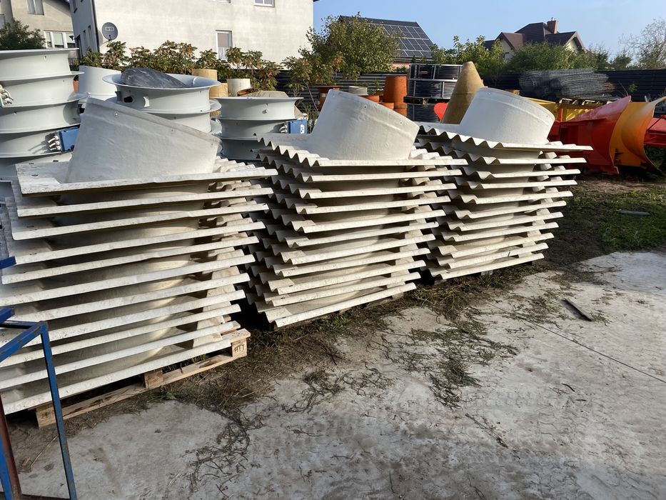 Komin wentylacyjny SKOV 40 kpl - KOMPLETNY fi 63cm - Wentylator