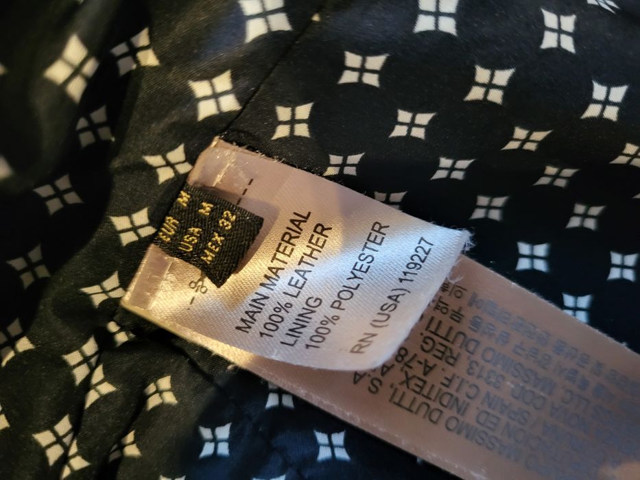 Kurtka skórzana Massimo Dutti, M skóra naturalna