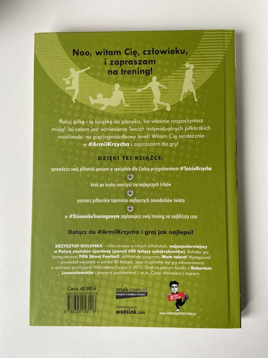 Książka „Trenuj z Krzychem” Krzychu Golonka