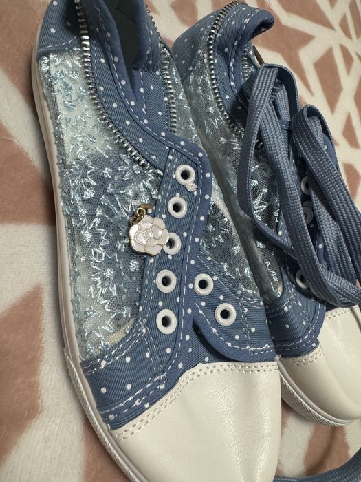 Sapatilhas azuis senhora