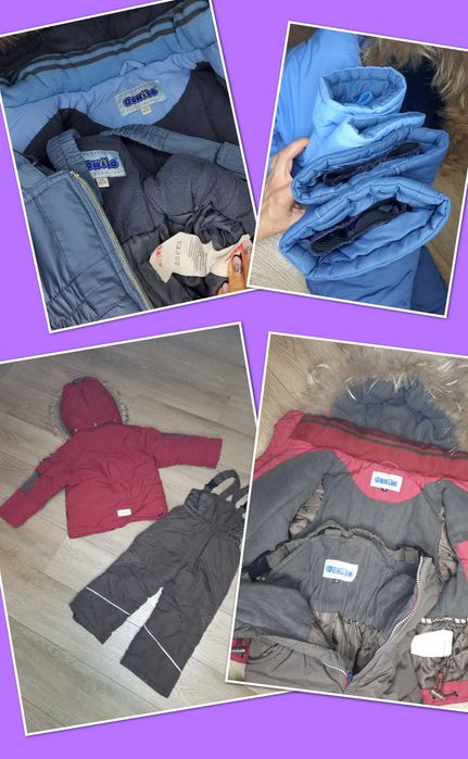 Зимовий теплий комбінезон костюм Donilo на хлопчика дівчинку