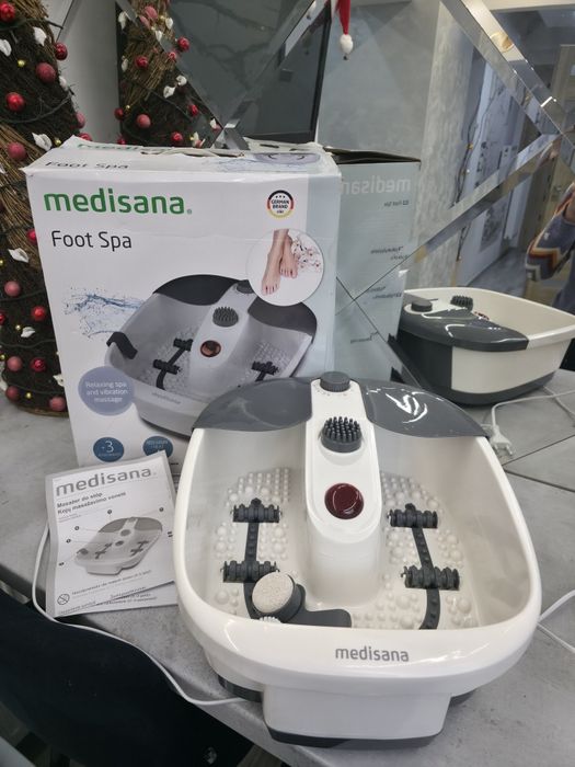 NOWY Masażer do stóp Medisana FS-90L | 80W | Hydromasaż | Komplet!