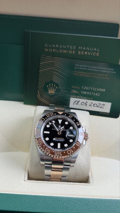 Rolex GMT Rootbeer FULL SET 2022