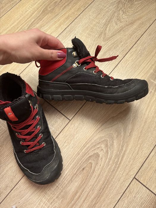 Ботінки черевички хайтопи Quechua waterproof 35-36