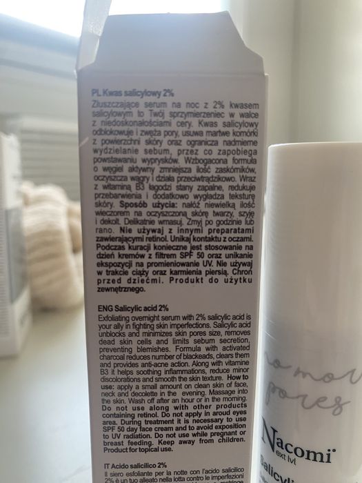 Nacomi salicylic acid 2%