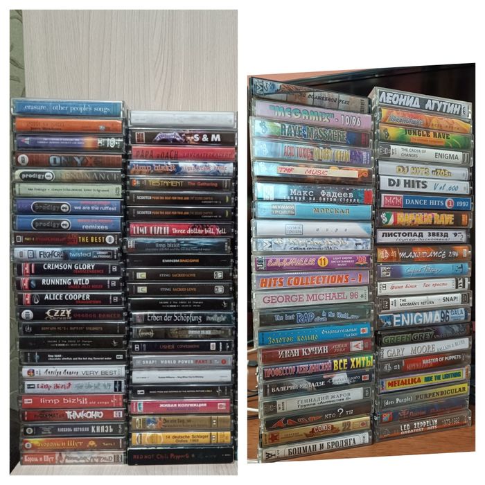 Продам аудиокассеты,сд и т.д