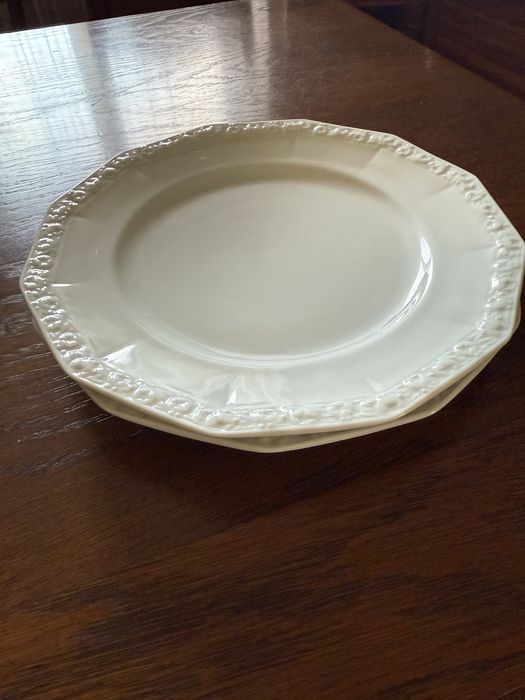 Talerze Obiadowe Rosenthal Biala Maria srednica 24,5 cm.
