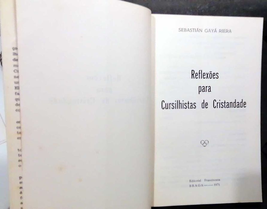 Reflexões para Cursilhistas de Cristandade (1971)