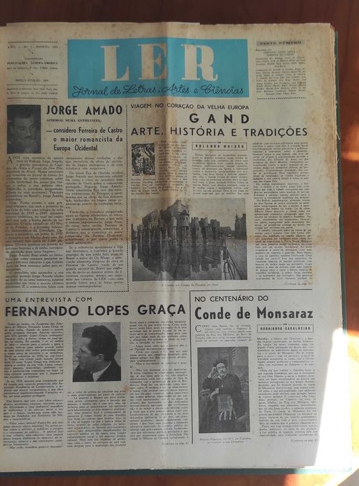 Ler. Jornal de Letras, Artes e Ciências