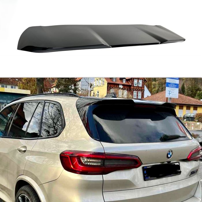Спойлер BMW X5 G05 2019 на кришку багажника Х5M F95 стиль - чорний