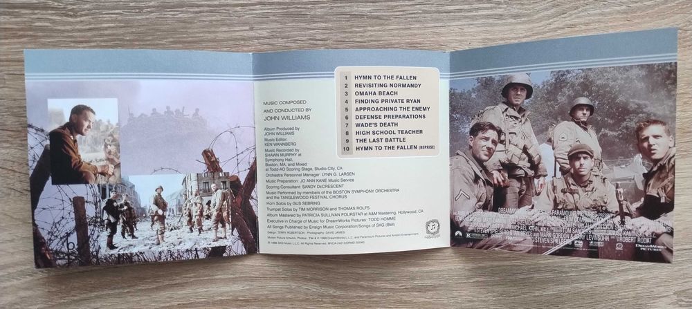 John Williams Saving Private szeregowiec Ryan CD Japan OBI Unikat