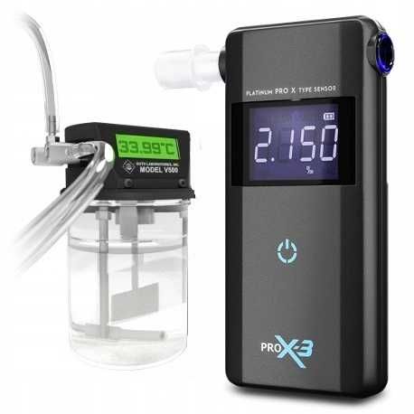 Alkomat PRO X-3 elektrochemiczny policyjna precyzja + 1 ROK kalibracji