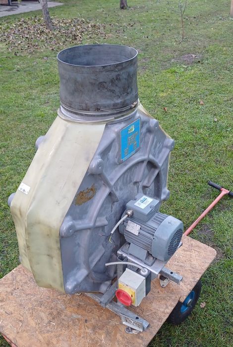 Wentylator chemoodporny promieniowy 1000 m3/h  odciąg KT