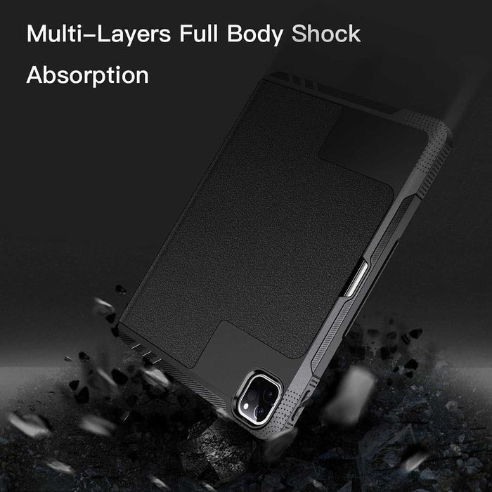 Ztotop Elegant Royal etui pancerne iPad Pro 12,9" 4/5/6 Pro 13 stojak