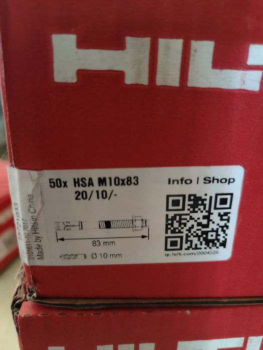 Анкер Hilti m10x83