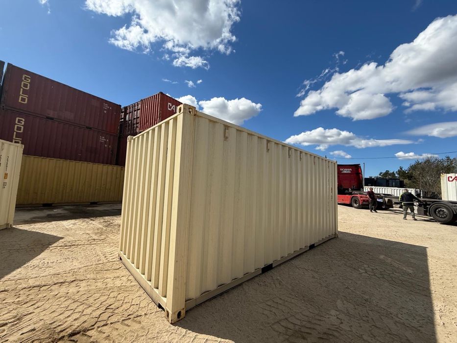 20DV Kontener Morski Nowy ral 1015